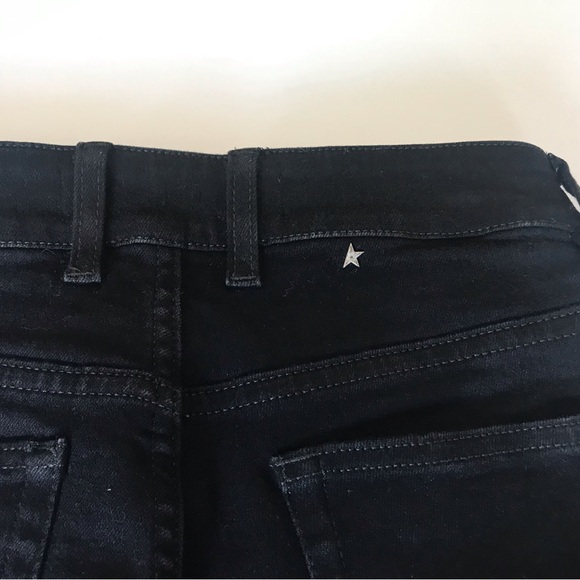 GOLDEN GOOSE, STRETCH BLACK COTTON SKINNY JEAN’S . - Picture 2 of 5